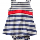 Purebaby Stripe Dress with Bodysuit 40% OFF
