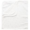 Pure baby Pale Blue Leaf Bunny Rug