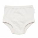 Purebaby Nappy Pant with Frill Ecru