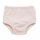 Purebaby Nappy Pant with Frill Pink Stripe