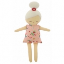 Alimrose Maggie Squeaker Doll Pink 22 cm