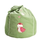Cocoon Couture Dreamy Owl Bean Bag Green Pink Owl