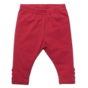 Bebe Leggings with Buttons Cherry