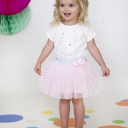 Bebe olivia Tulle Layer Skirt with Bow