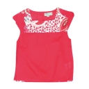 Cocoon Red Peasant Top