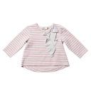 Fox and Finch Baby Stripey Flounce Top