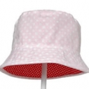 Olli & Pop Pale Pink /Red Pin Stripe Hat