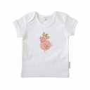 Pure Baby Egg Shell Applique Girls Tee