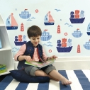 Little Chipipi  Moveables Ships Ahoy Wall Stickers * 2 Left*