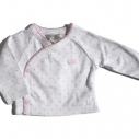 Bebe Pink Spot Matinee Jacket
