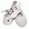 Walnut Shoes Mary Jane Knot White **Size 30 left**