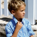 Cocoon Blue Stripe Shirt