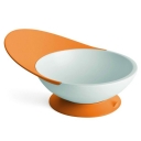 Boon Cathcher Bowl - Toddler Bowl with Spill Catcher Orange