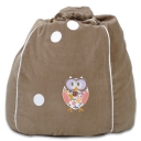 Cocoon Couture Sleepy Owl Sand White